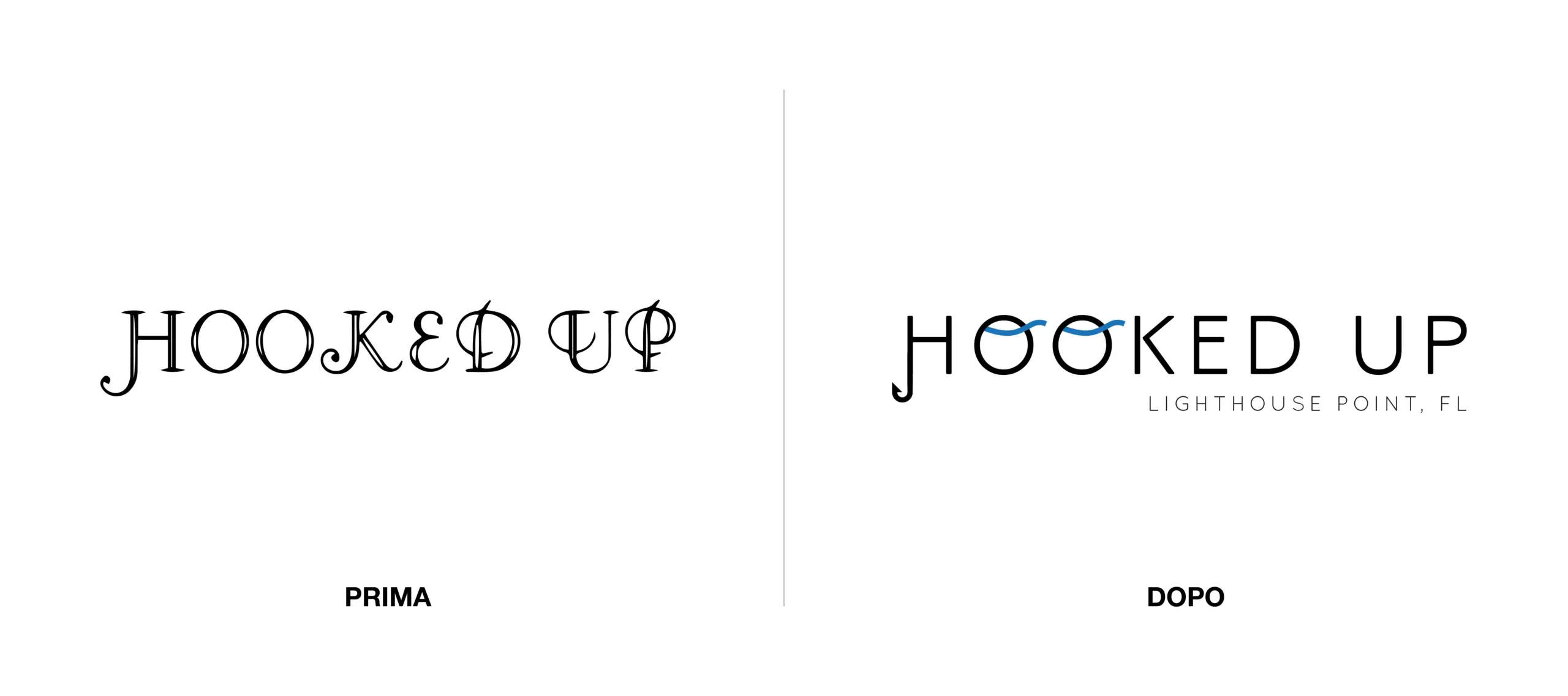 hooked up restyling logo